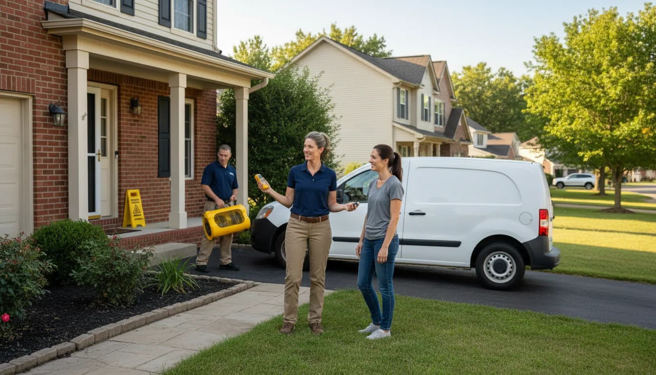 Water restoration image for Dehumidification And Cleanup Services in Deweyville, TX